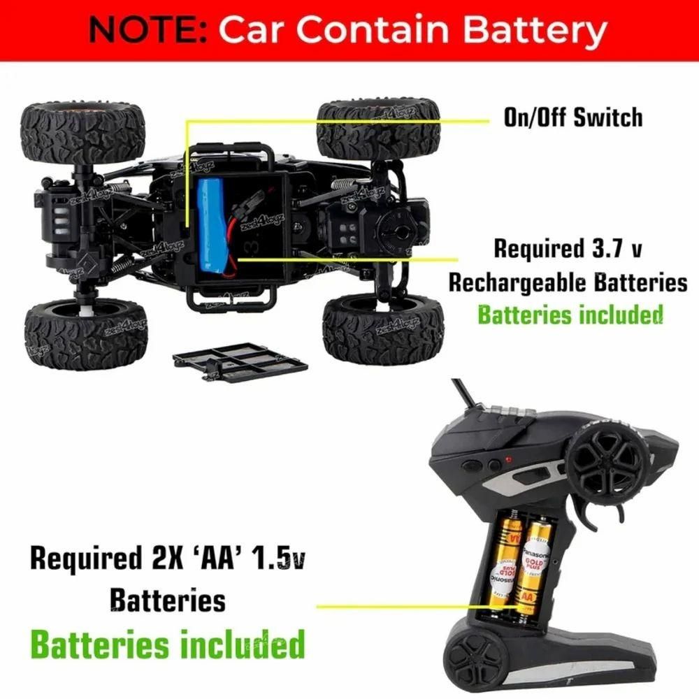 Rock Crawler Monster Truck Toy with Remote Control
