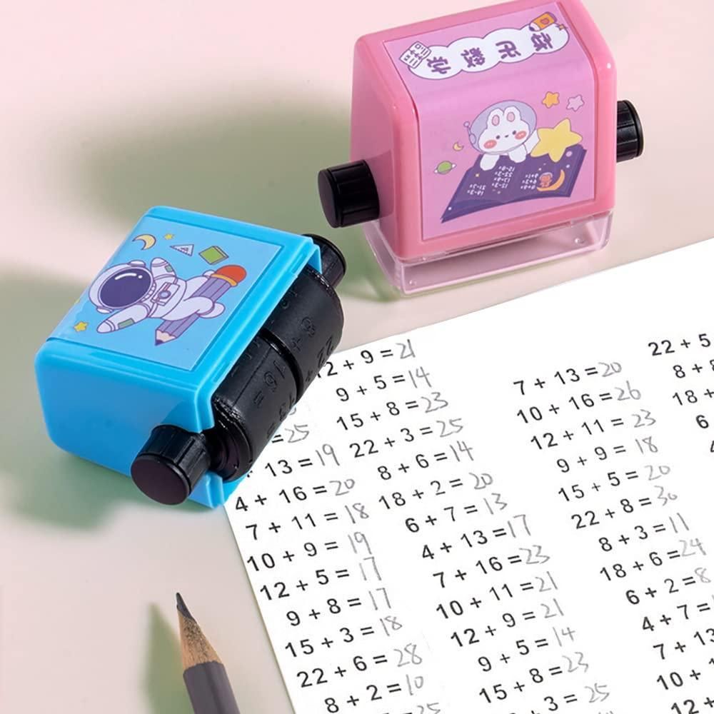 Roller Math Stamp – Reusable Arithmetic Practice Tool for Kids