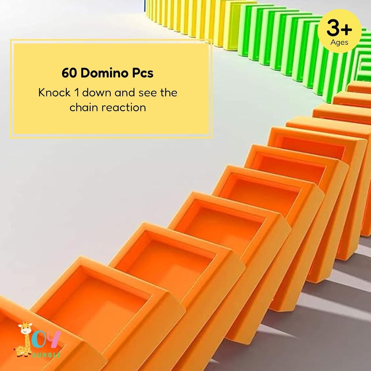 Train Toy Domino Set for Kids