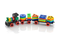 Train with Shape Sorter & Pegs