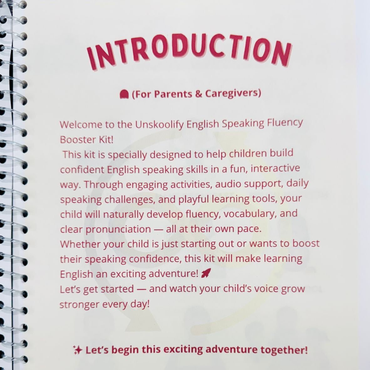 English Speaking Fluency Booster Kit for Kids Book