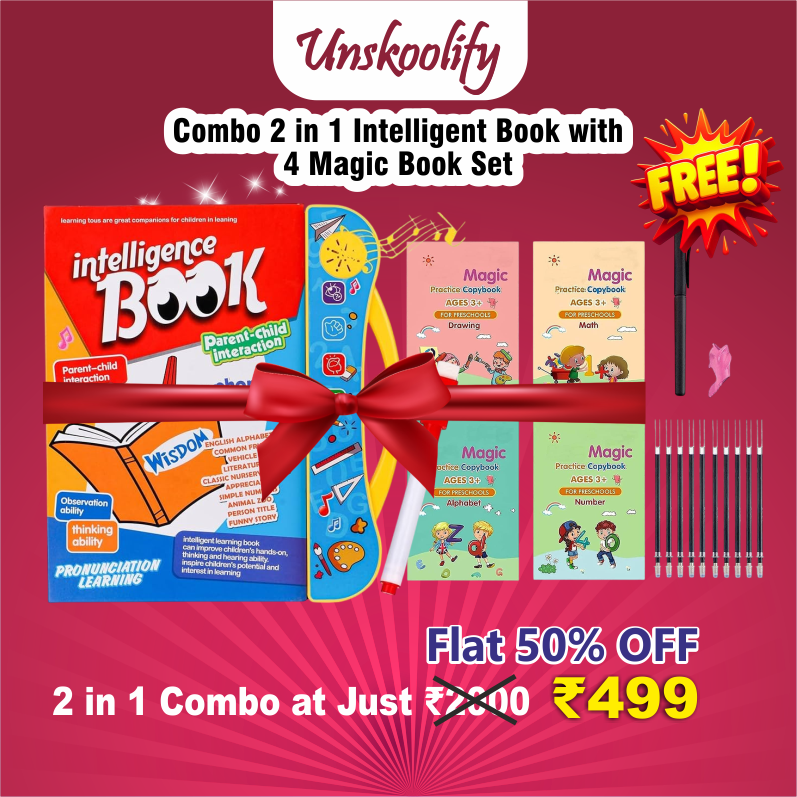 💥2-in-1 LEARNING BUNDLE: Intelligence book and Sank Magic Practice Book (Free)💥